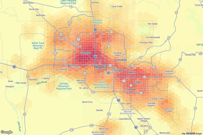 5 Year population growth