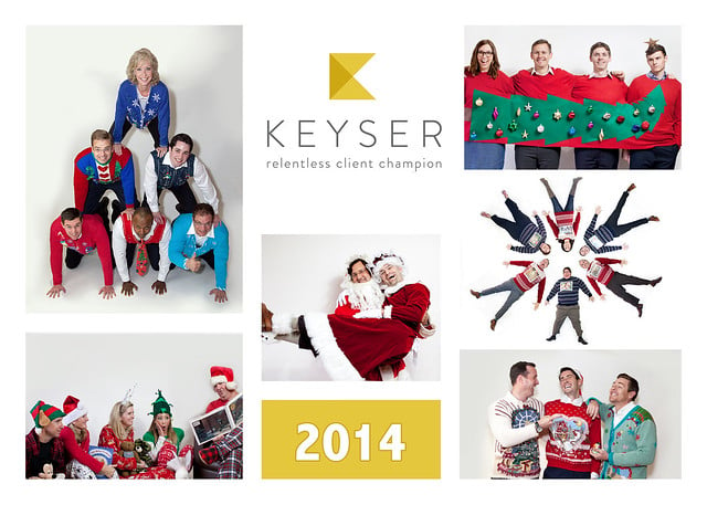 Keyser Christmas Card BACK