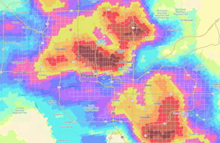 Greater Phoenix Heat Map